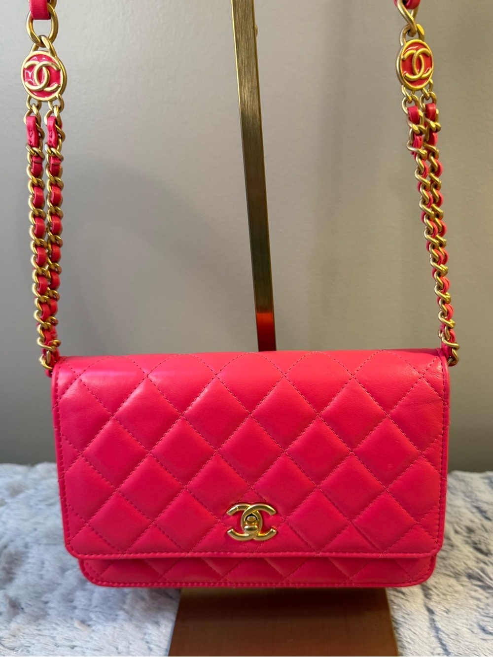Chanel Lambskin Wallet on Chain